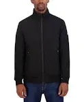 Nautica Men's Quilted Bomber Jacket, Black