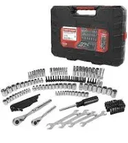 NEW Craftsman 165 pc. Mechanics Tool Set Standard Metric Socket Ratchet Case 