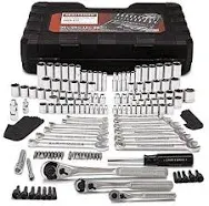 Craftsman 165-Piece Mechanics Tool Set w/ Case, Socket Hand Wrench SAE Metric