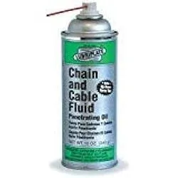 Lubriplate Chain &amp; Cable Fluid L0135-063, Petroleum-Base<wbr/>d Oil CTN 12/12 Oz Spray