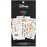 Happy Planner Disney Sticker Pack, Multicolored Planner Stickers for Teachers, Back-to-School Accessories, Sunny Minnie Theme, Classic Size, 30 Sheets, 608 Stickers Total