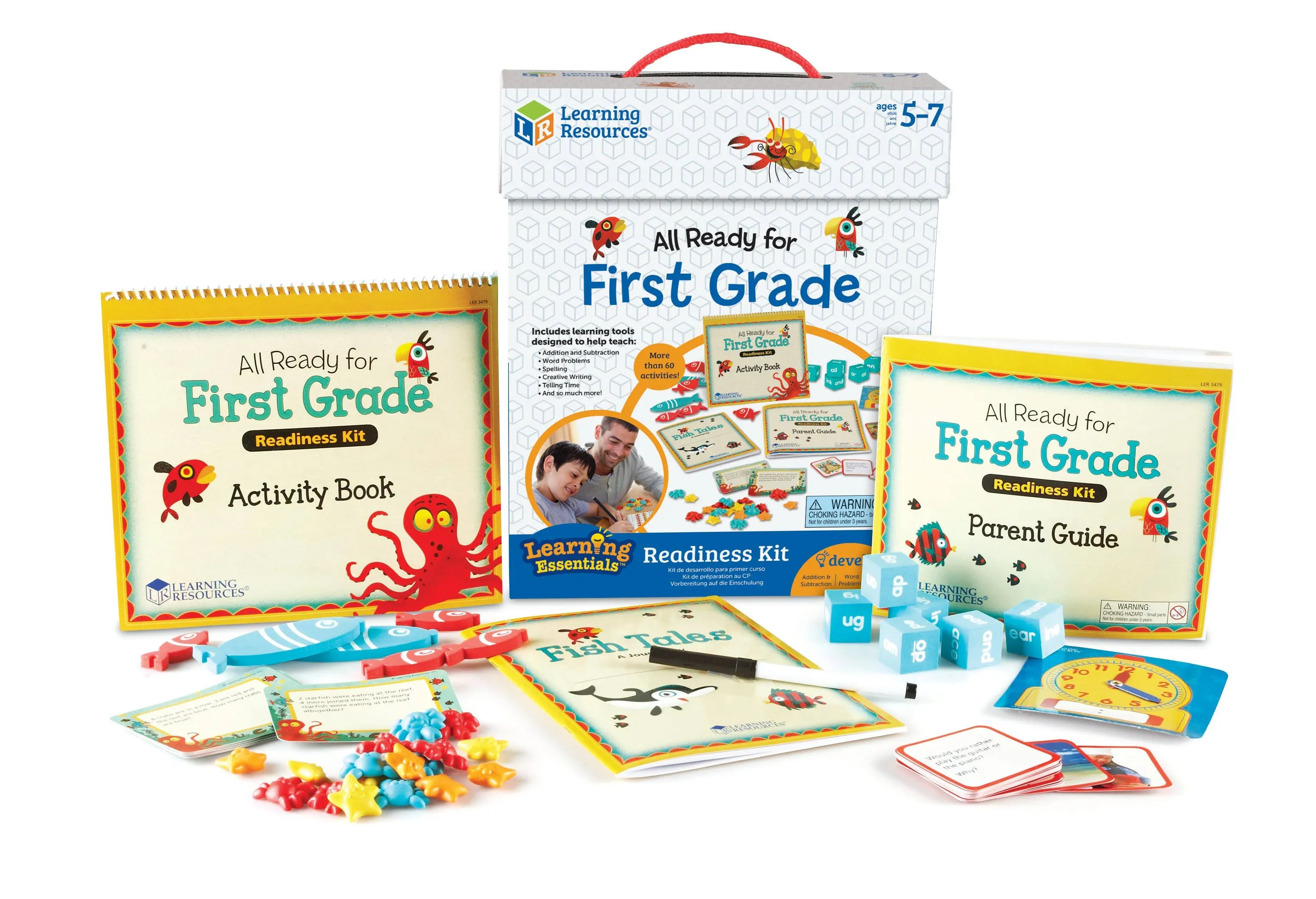 Learning Resources All Ready For First Grade Readiness Kit LER3479 (LER3479)