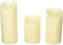 Luminara Flameless Candles Set of 3