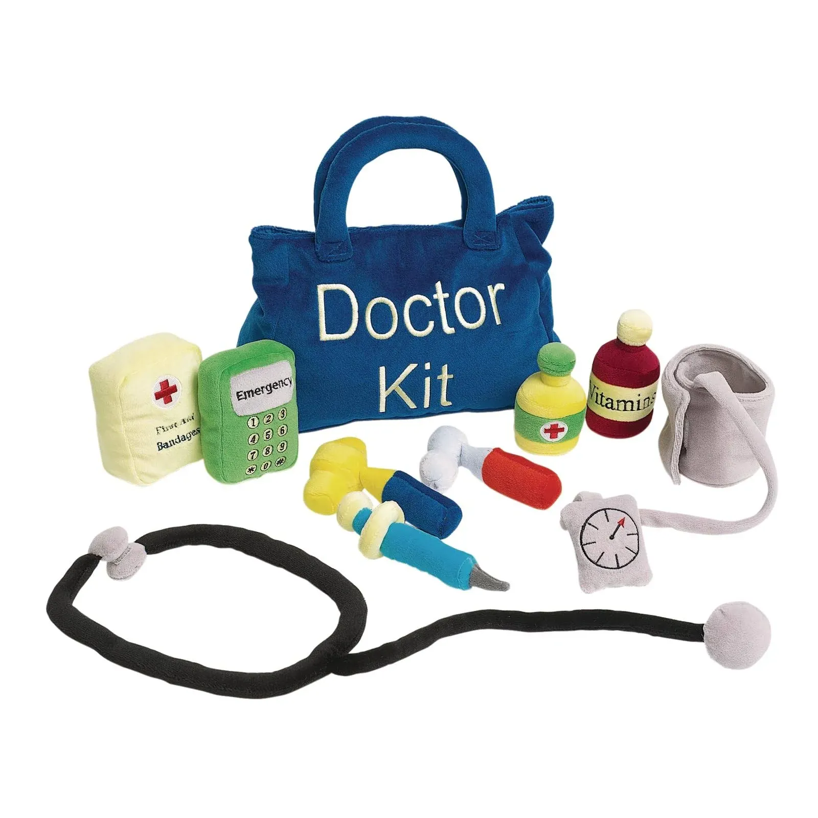 Excellerations Toddler Plush Doctor Kit 10 Pieces