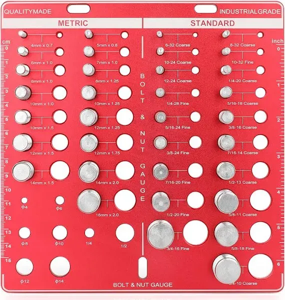 Thread Checker Nut and Bolt