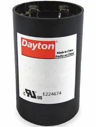 Dayton 6Flt9 Motor Start Capacitor,145-<wbr/>174 Mfd,Round