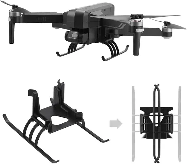 Landing Gear for Ruko F11 GIM,HeiyRC 2 in 1 Propeller Guard Extended Leg Anti-Collision Bumper Prop Protector for Contixo F24 Pro/Ruko F11 Pro/Sjrc F11S Drone Accessories