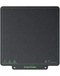 AnkerMake M5 PEI Soft Magnetic Steel Plate, Double-Sided with Textured PEI, for AnkerMake M5 3D Printer, 235 * 235 mm