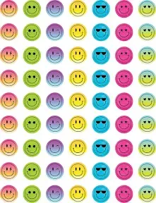 Teacher Created Resources Brights 4Ever Smiley Faces Mini Stickers