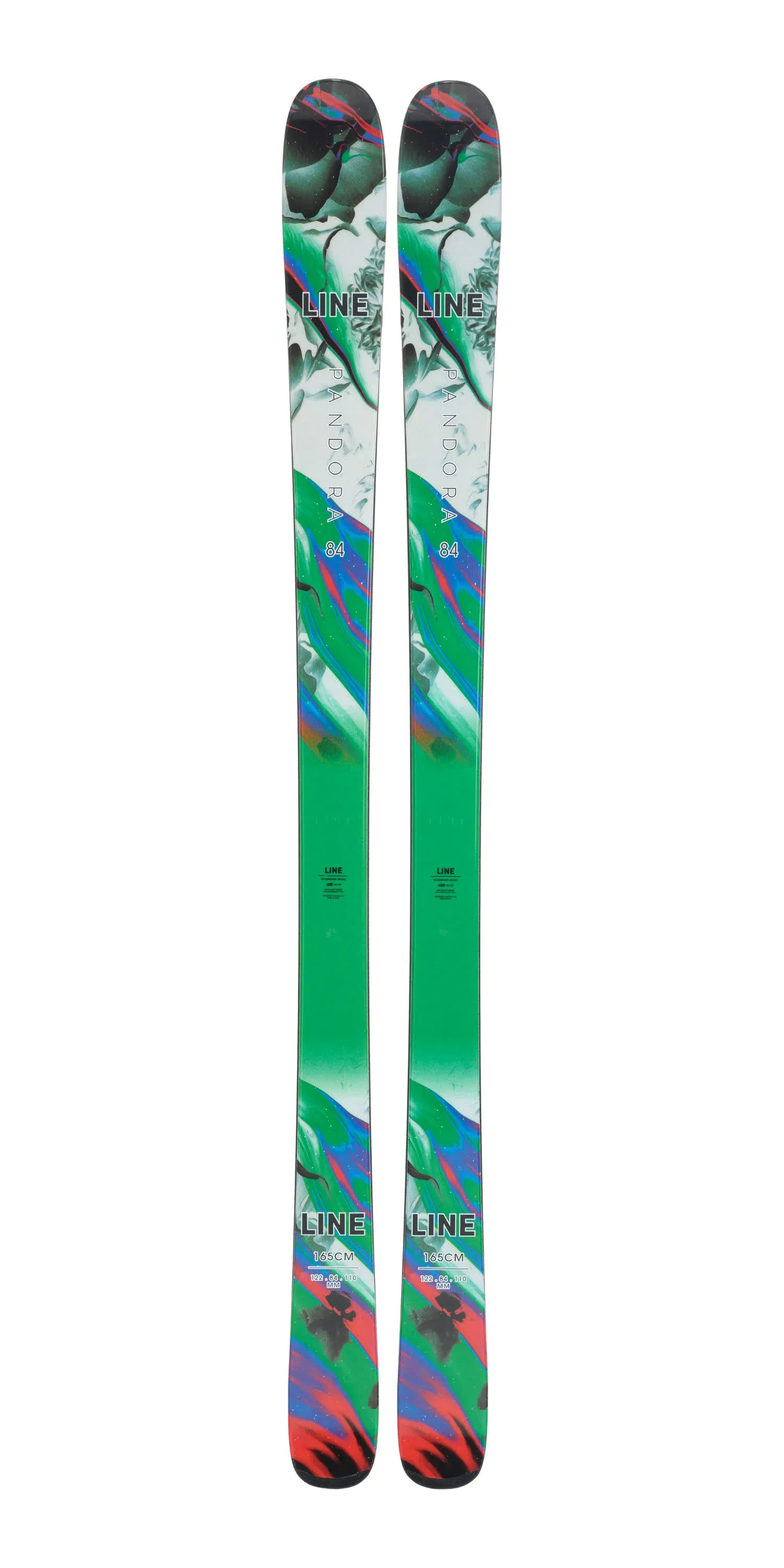 LINE Pandora 84 Skis 2024  - Size: 165