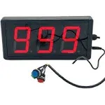 Btbsign 3inch High Up/Down Digital Lap Counter with Buttons and Remote