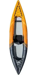 Aquaglide Deschutes 130 Inflatable Kayak - 13ft Black/Yellow