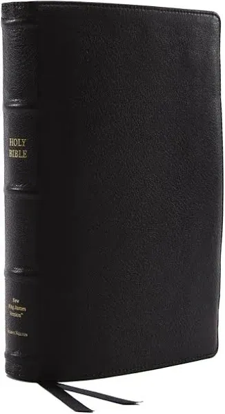 Nkjv, Reference Bible, Classic Verse-By-Verse<wbr/>, Center-Column, Leathersoft, Black