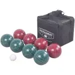 BLUE WAVE PRODUCTS BG3121 90mm Red/green Bocce Ball Set W/ Carry Bag