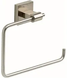 Franklin Brass Maxted Wall Mount Square Open Towel Ring Bath in Satin Nickel