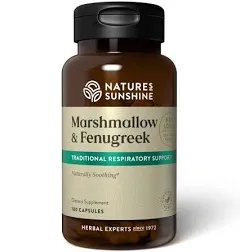 Nature's Sunshine - Marshmallow & Fenugreek - 100 Capsules