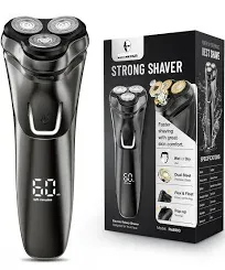 Electric Razor for Men,  Electric Shaver for Men, Rechargeable Wet &amp; Dry Shaver 