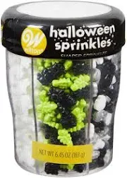 Wilton 6 Cell Halloween Shapes Sprinkles Mix 6.45 oz