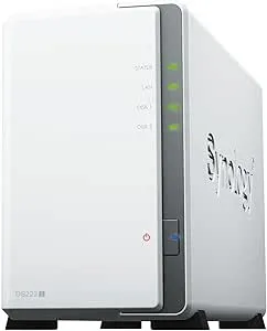 Synology DiskStation DS223j 2 Bay NAS Storage 2 x 4TB Seagate IronWolf HDD Inc.