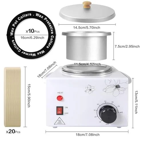 Portable Wax Warmer Machine for Painless Hair Removal