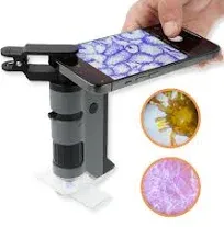 Carson MP-250 100x - 250x Microscope Magnifier Smart Phone Clip &amp; Slides MP250