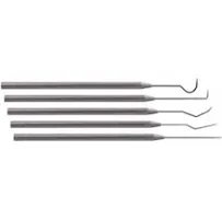 Moody Tools 55-0296 25mil 5-Piece Precision Probe Set: Straight, Single, Hook, Triple, and Long Double