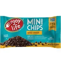 Enjoy Life Baking Chocolate Semi-Sweet Mini Chocolate Chips Bag - 10 Oz