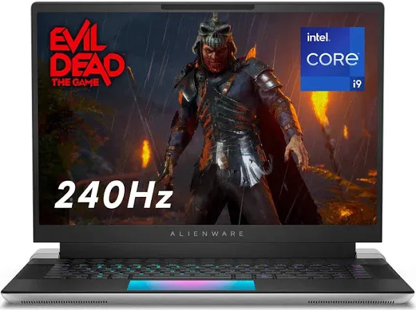 Dell Alienware X16 Laptop (2023) | 16 pulgadas 2560x1600 QHD+ 240Hz | Core i7-13700H - Disco duro SSD de 1 TB - 16 GB RAM - Nvidia GeForce RTX 4070 | 14 núcleos @ 5 GHz - 8GB GDDR6X Win 11 Home Plata