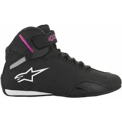 Women&#039;s Motorcycle Shoes 7 - Alpinestars Stella Sector - Black-Champagn<wbr/>e