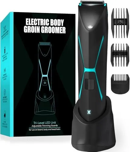 VITLOL Manscape Groin Hair Trimmer for Men&#039;s Electric Ball Trimmer 