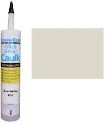 Colorfast Tile &amp; Grout Acrylic Latex Non Sanded 10.3 oz Caulk Mapei Color Match