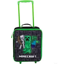 Bioworld Minecraft Rolling Luggage Pilot Case