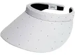 Gloveit White Bling  Slide On Visor