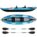 Voyager Inflatable Kayak 2 Person Tandem, Foldable Kayaks for Adults Includes...