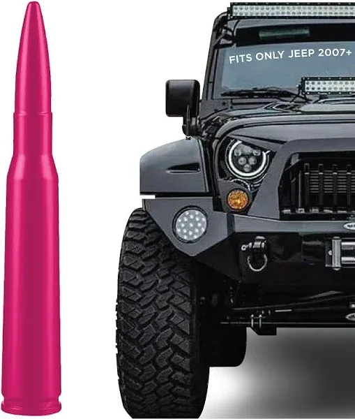 Bullet Antenna; Carbon Fiber (07-23 Jeep Wrangler JK &amp; JL)