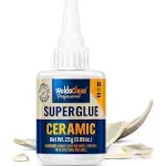 WoldoClean Superglue for Ceramic and Porcelain 25g - Water-Resistant & Temperature-resistant Up to 150°C