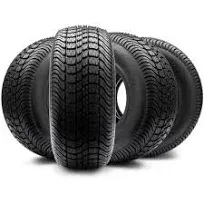 Arisun Cruze 205/65-10 DOT Golf Cart Tire Street Low Profile (4-Ply) - Set of Two