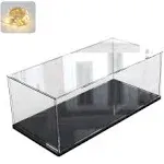 Thickened Clear Acrylic Display Case for Lego 10295 10265 42155 42176 Collect...