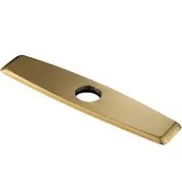 KRAUS Deck Plate for Kitchen Faucet in Brushed Brass, DP02BB