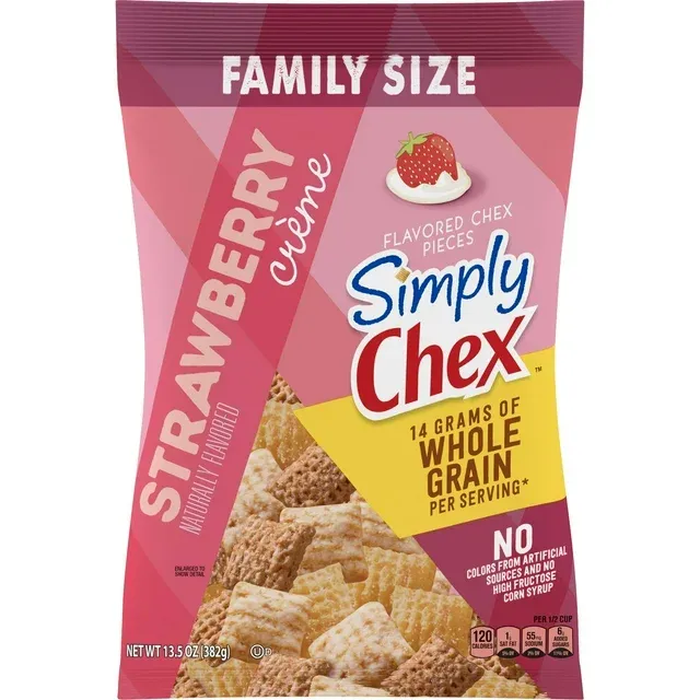 Simply Chex Strawberry Snack Mix