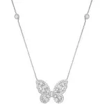 Diamond Baguette Butterfly Necklace - 2 Colors