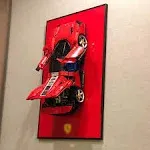 iLuane Display Wallboard for Lego Technic Ferrari Daytona SP3 42143