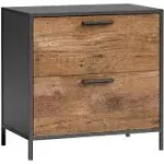 Sauder Boulevard Cafe 2-Drawer Lateral File Cabinet - Black