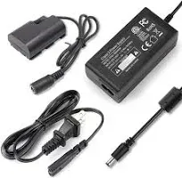 Fit-power ACK-E6 AC Power Adapter and Dr-E6 DC Coupler Kit for Canon