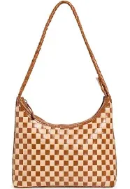 Bembien Women's Marni Small Bag, Caramel Sienna Check, Tan, One Size