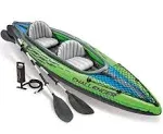 Intex Challenger K2 Kayak, 2-Person Inflatable Kayak Set with Aluminum Oars A. 68306