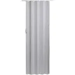 Does not apply Vinyl Accordion Door Hardware Track Folding 36x80" Sliding Closet Flexible White