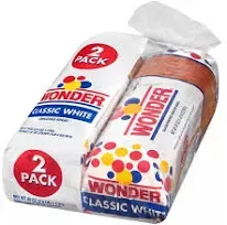 Wonder Bread Classic White Bread 20 oz. (2 Pack)