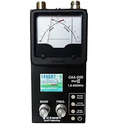 Comet CAA-500 Mark II 1.8-500 MHZ Graphic / Analog Antenna Analyzer For Ham CB