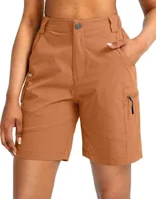 Viodia Women's 7" Hiking Cargo Shorts with Pockets Quick Dry Lightweight Shorts for Women Golf Casual Summer Shorts